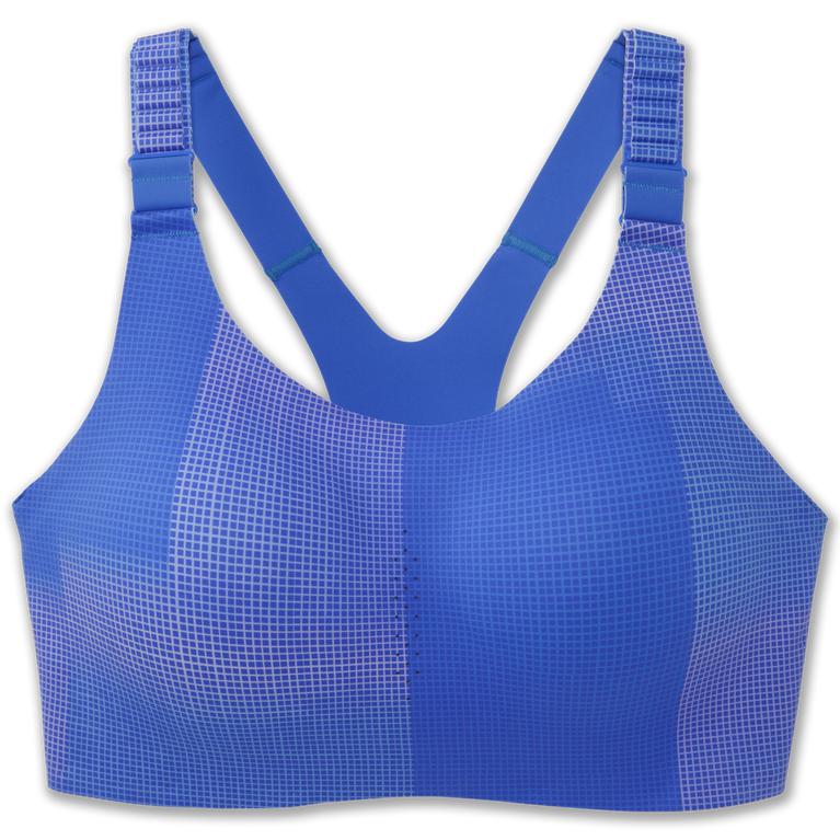 Brooks DARE RACERBACK 2.0 Sports Running Bra Womens Canada - Bluetiful Altitude Print (LIR194287)